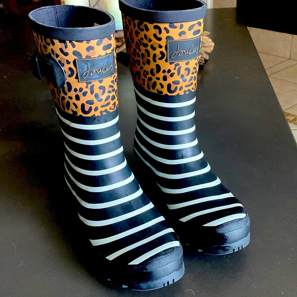 Size 8 Joules rain boots/wellies